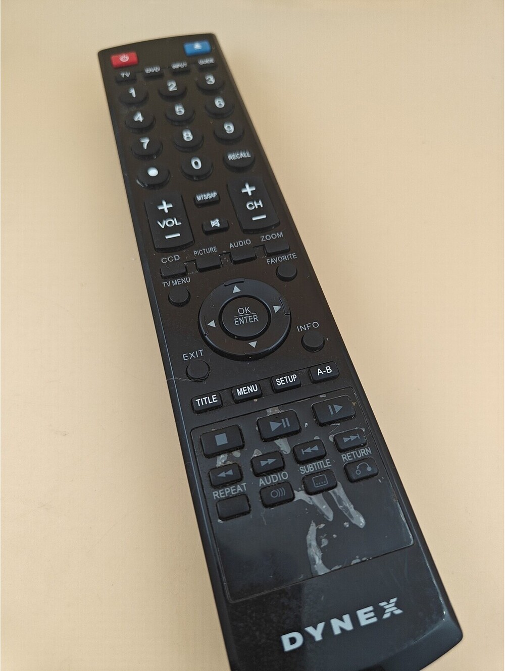 Dynex ES06243 Remote Control DX19 DX26 DX32 OEM Tested No Battery Cover